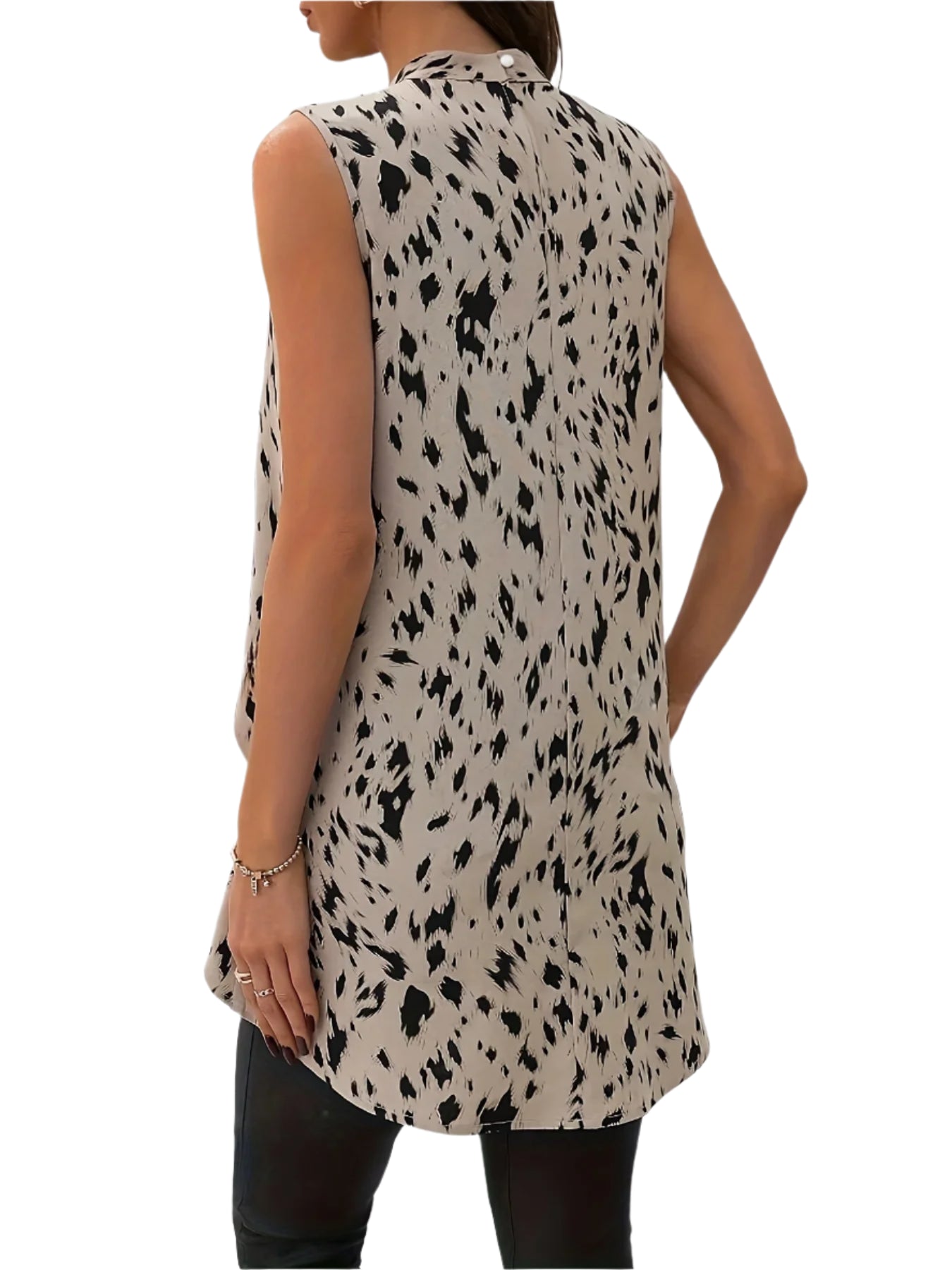 Summer Women Elegant Sleeveless Shirt