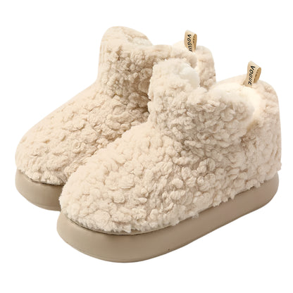 Cozy Plush Cotton Ankle Slippers