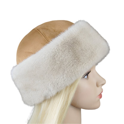 Luxurious Faux Mink Fur Women's Winter Hat