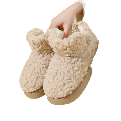 Cozy Plush Cotton Ankle Slippers