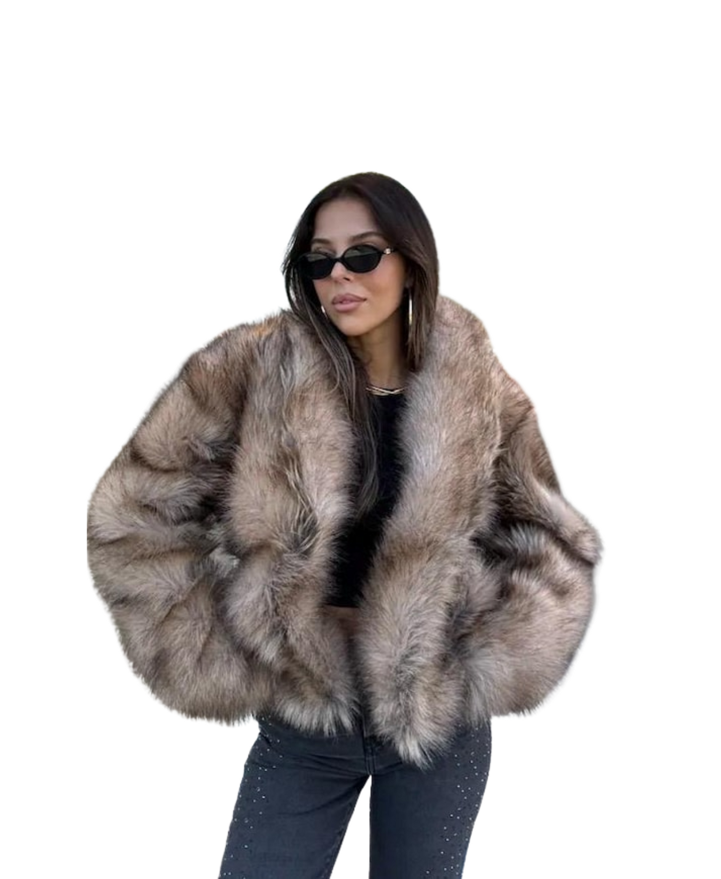 Chic Faux Fur Coat