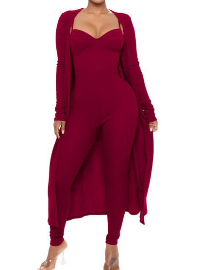 Jumpsuit  Loose Long-Sleeved