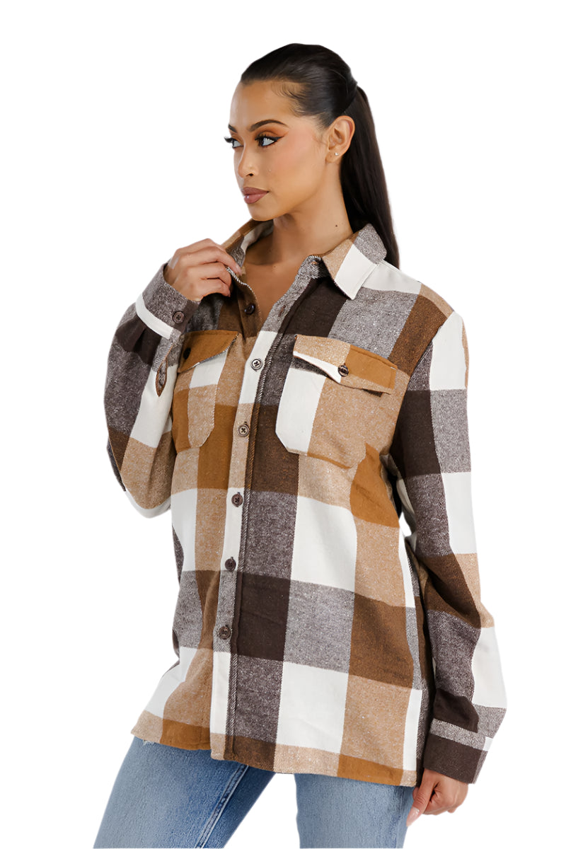 Boyfriend Oversized Soft Flannel Shacket