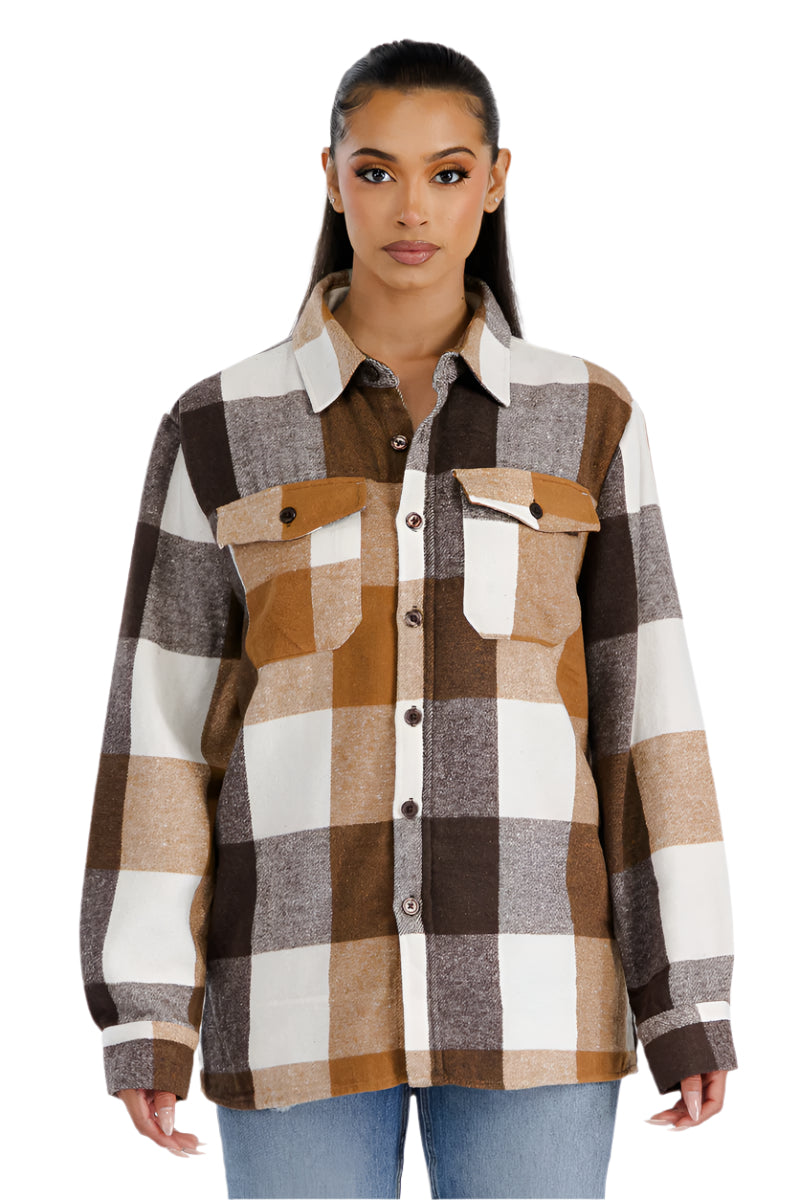 Boyfriend Oversized Soft Flannel Shacket