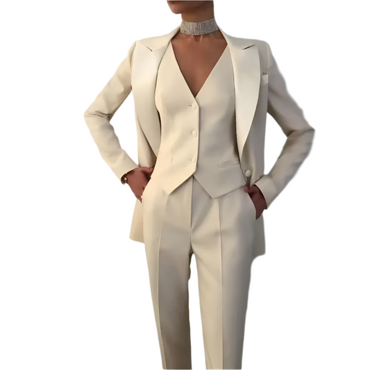 Elegant 3-Piece Women's Suit – Chic Formal Ensemble