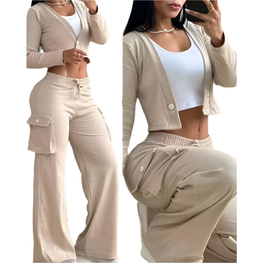 Elegant Slim Suit – Comfortable 2-Piece Set
