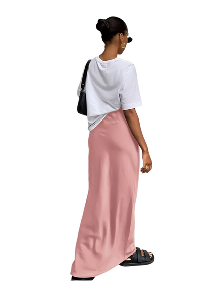 Satin Trumpet Skirt – Timeless & Chic