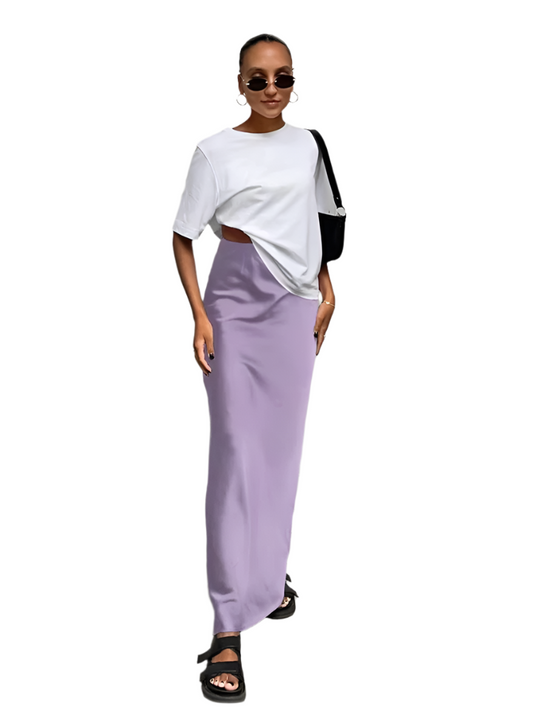 Satin Trumpet Skirt – Timeless & Chic