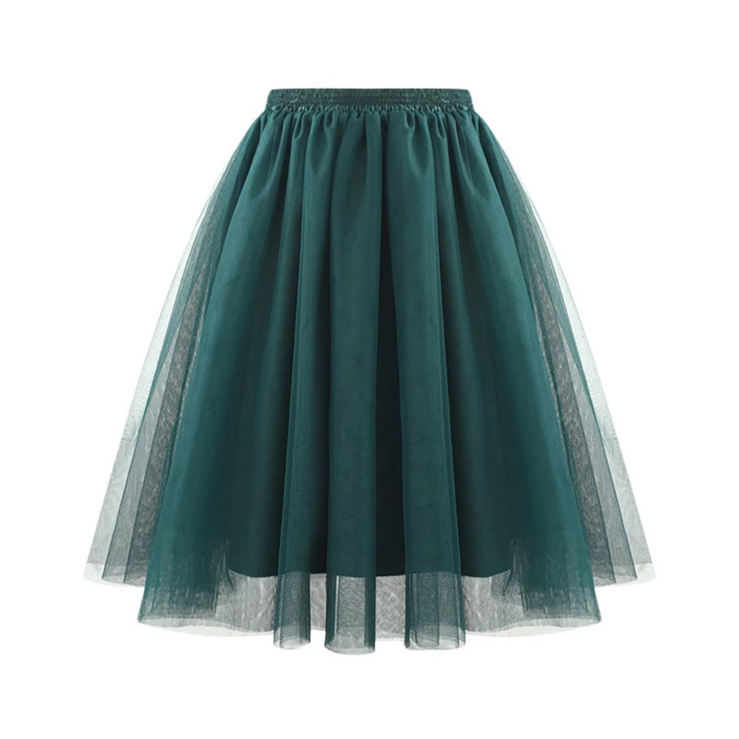 Elegant Pleated Tulle Skirt – Timeless Grace & Feminine Charm