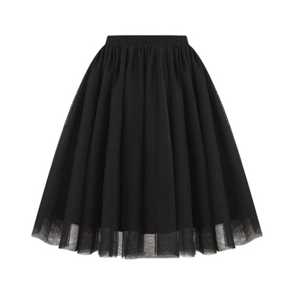 Elegant Pleated Tulle Skirt – Timeless Grace & Feminine Charm
