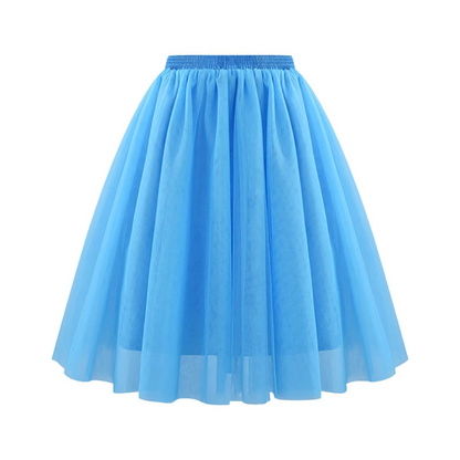 Elegant Pleated Tulle Skirt – Timeless Grace & Feminine Charm