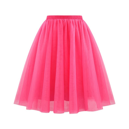 Elegant Pleated Tulle Skirt – Timeless Grace & Feminine Charm
