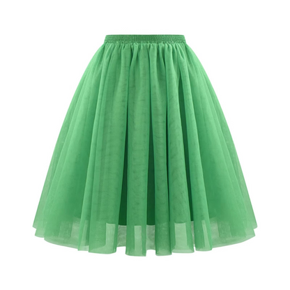 Elegant Pleated Tulle Skirt – Timeless Grace & Feminine Charm