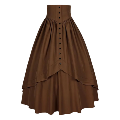 Medieval Vintage Maxi Skirt – Timeless Elegance & Steampunk Charm