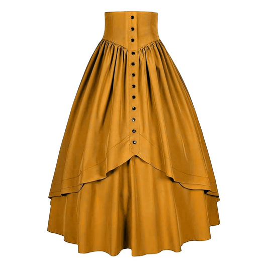 Medieval Vintage Maxi Skirt – Timeless Elegance & Steampunk Charm