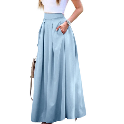 Vintage Low-Rise Pleated Skirt – Effortless Elegance & Comfort
