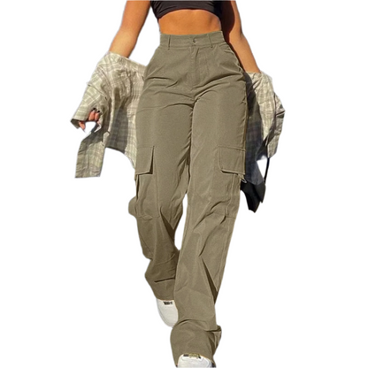 Cotton Linen Wide-Leg Trousers – Effortless Style