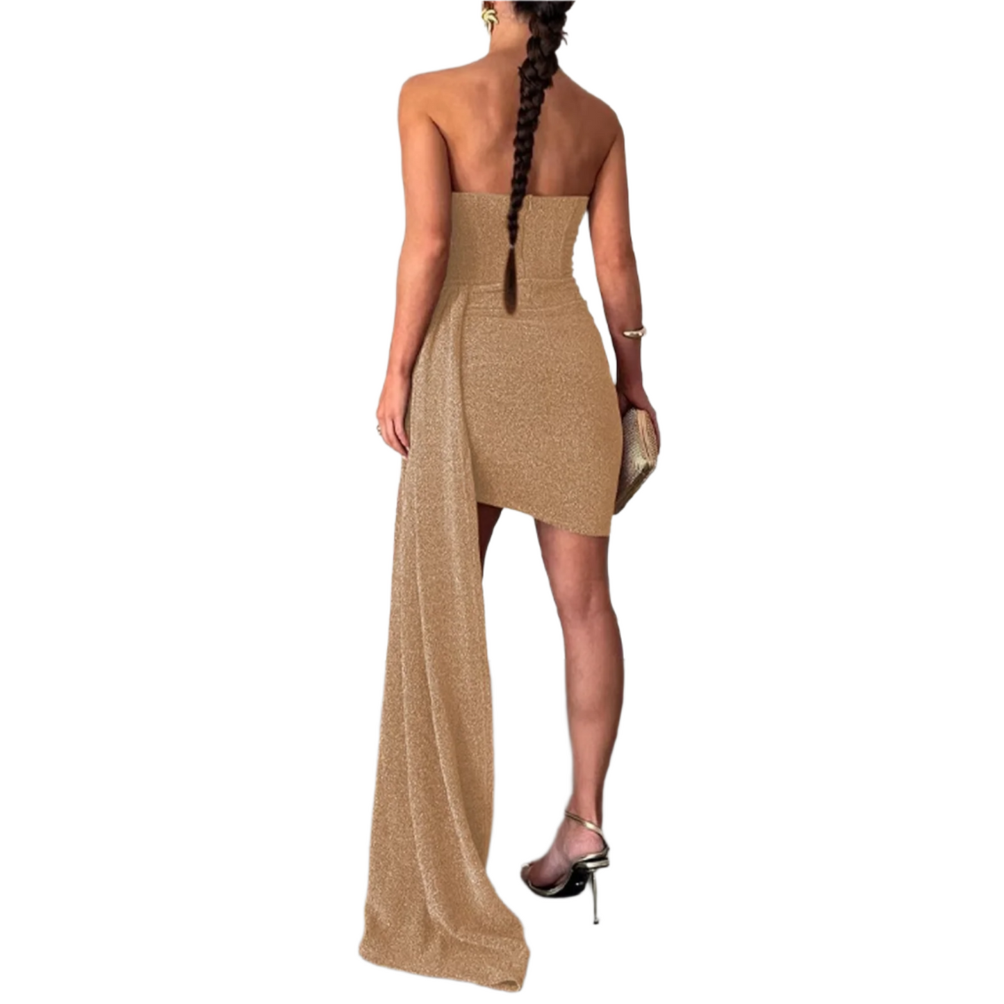 Bling Glitter Corset Mini Dress – Dazzling Elegance & Sexy Chic