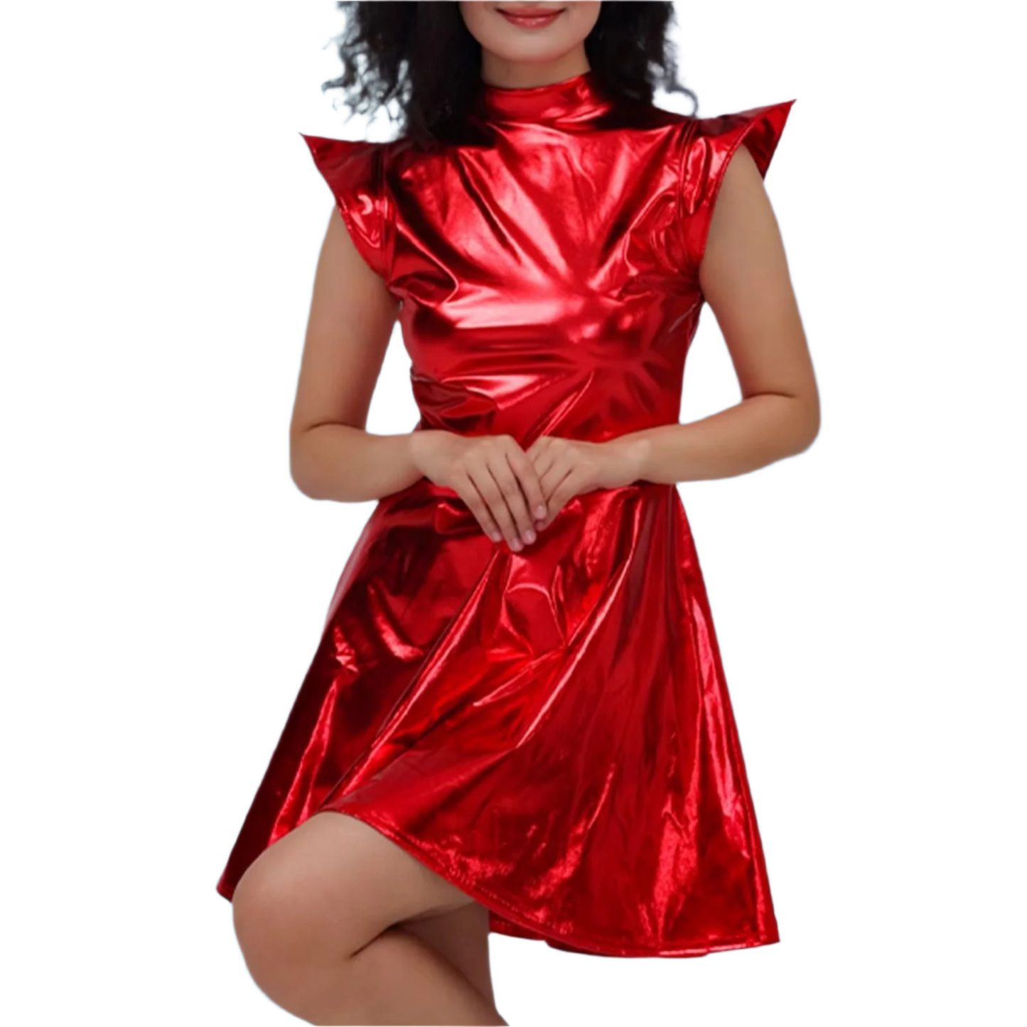 Elegant Shiny Mesh Bodycon Dress – Effortless Glamour & Sophistication