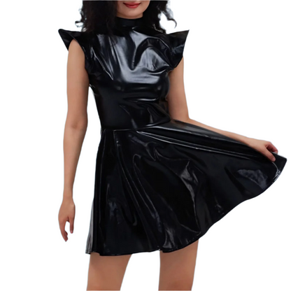 Elegant Shiny Mesh Bodycon Dress – Effortless Glamour & Sophistication