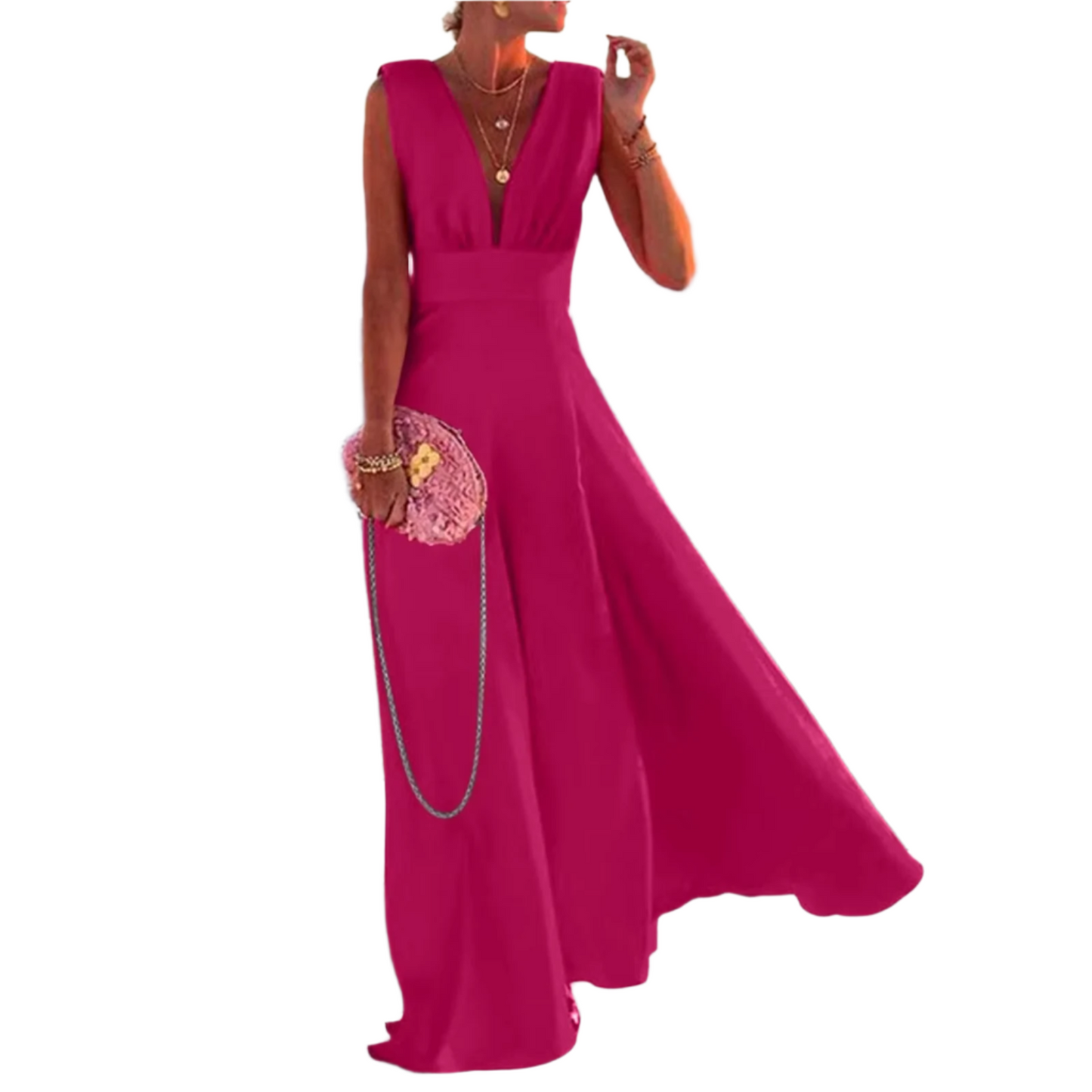 Elegant Boho Printed Maxi Dress – Effortless Charm & Breezy Elegance