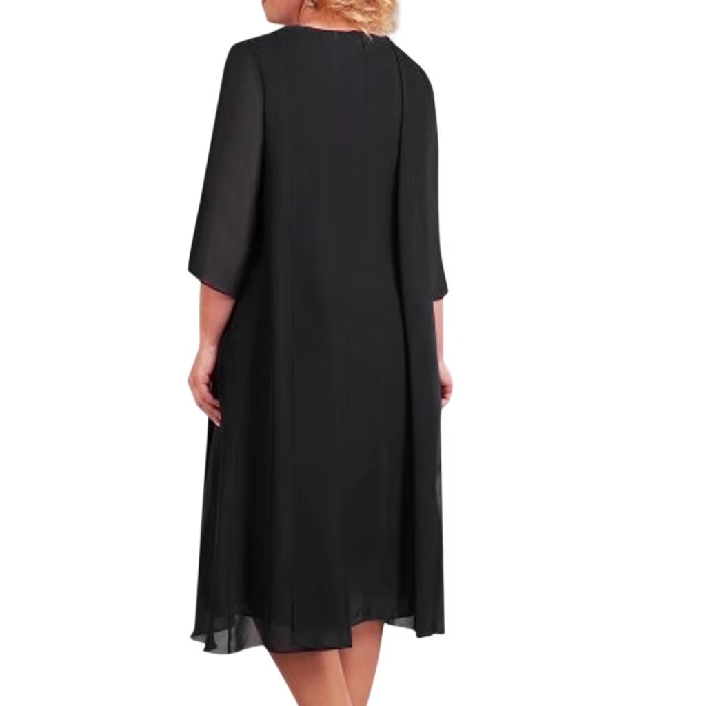 Elegant Sequin Midi Dress – Perfect for Weddings & Special Events
