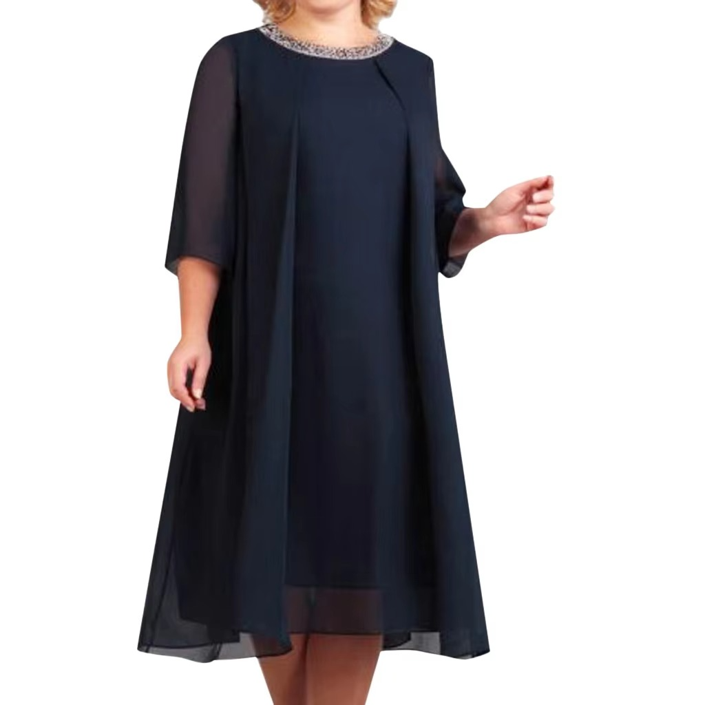Elegant Sequin Midi Dress – Perfect for Weddings & Special Events