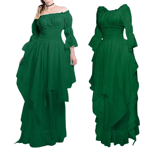 Elegant Medieval Queen Dress – Regal Charm & Timeless Grace