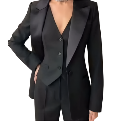 3-Piece Suit – Blazer, Vest & Pants Set