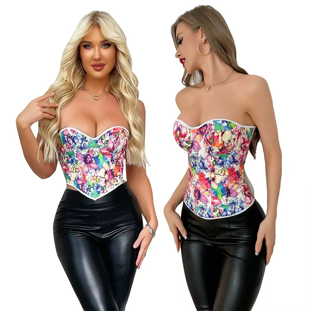 Floral Overbust Corset