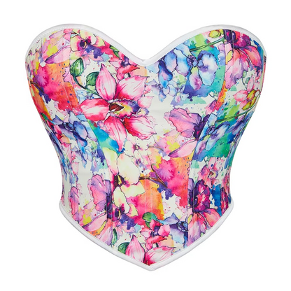 Floral Overbust Corset