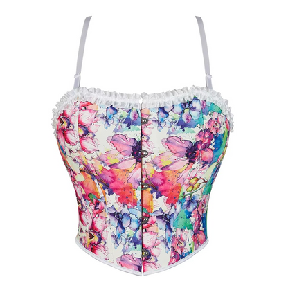 Floral Overbust Corset