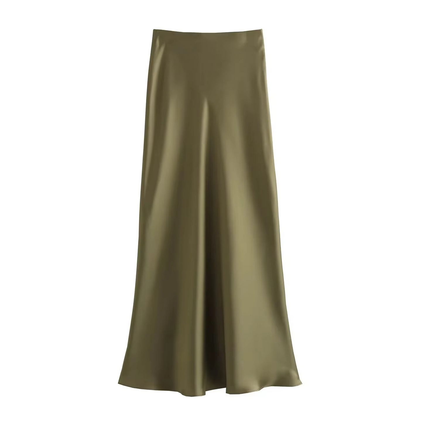 Satin Midi Skirt – Chic & Timeless