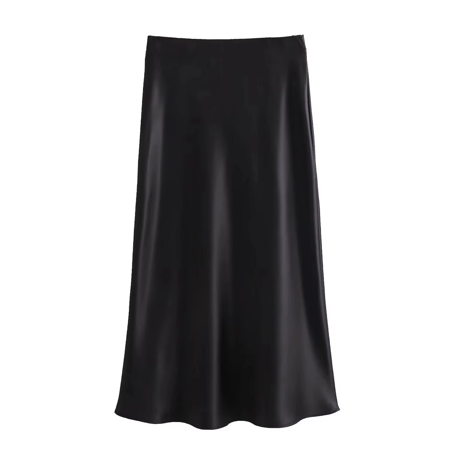 Satin Midi Skirt – Chic & Timeless