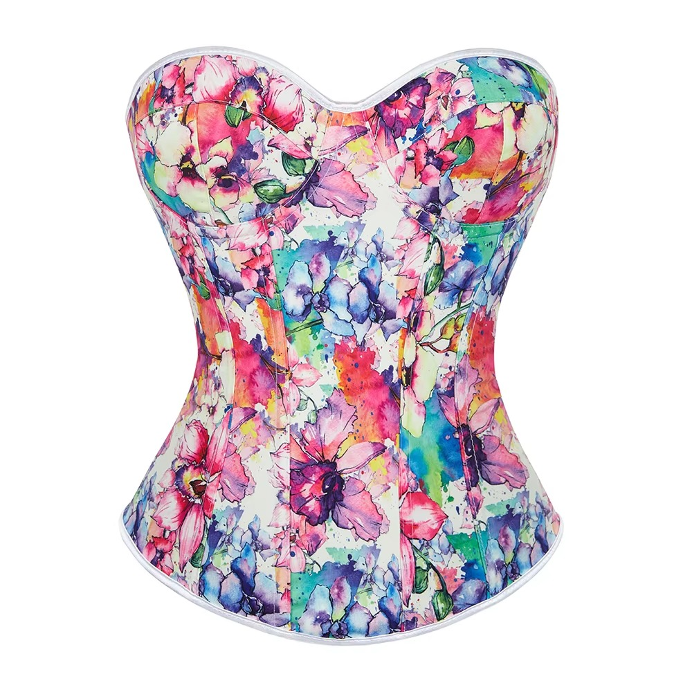 Floral Overbust Corset