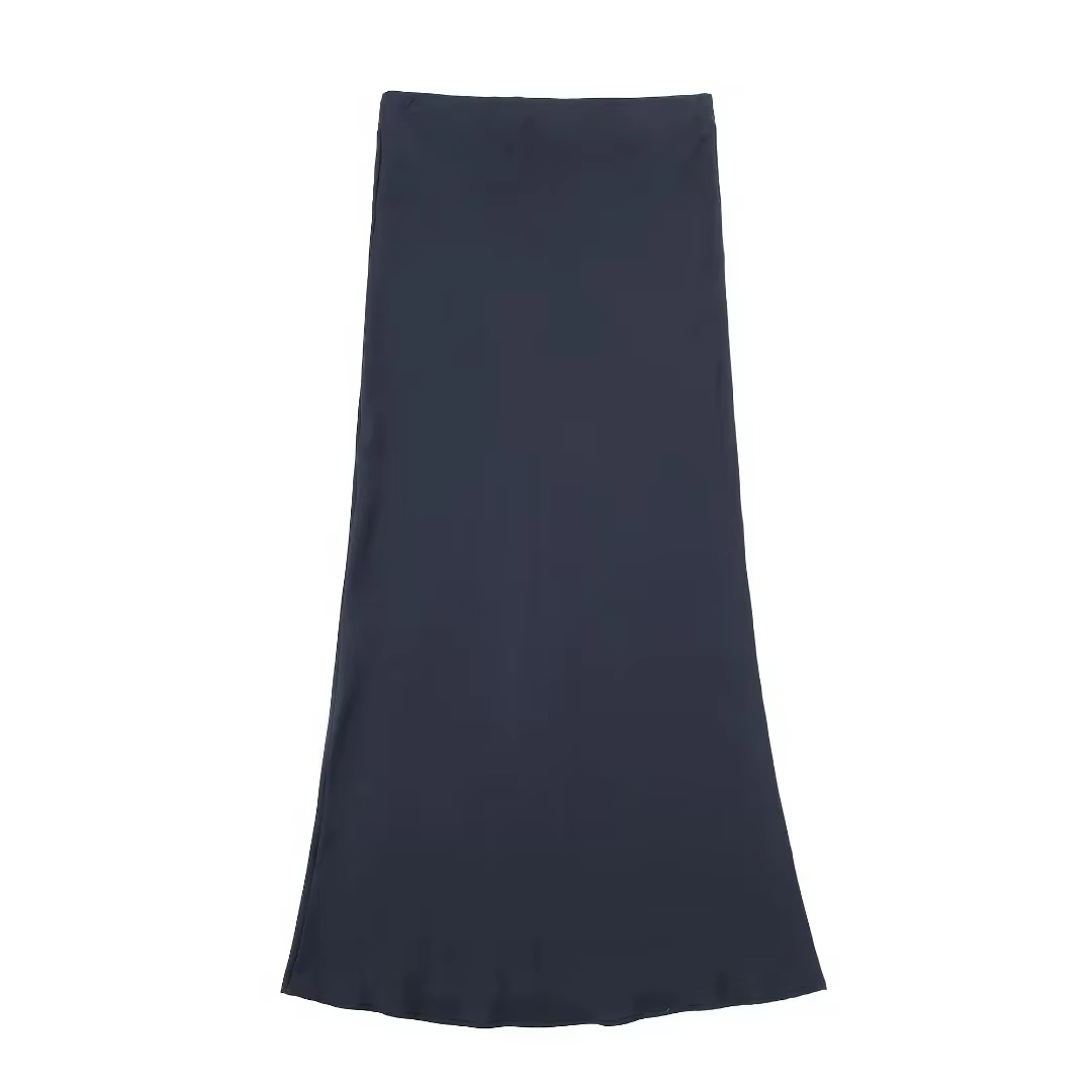 Satin Midi Skirt – Chic & Timeless