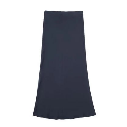 Satin Midi Skirt – Chic & Timeless