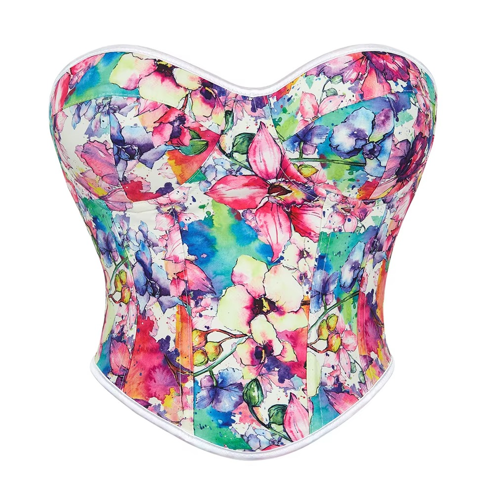 Floral Overbust Corset