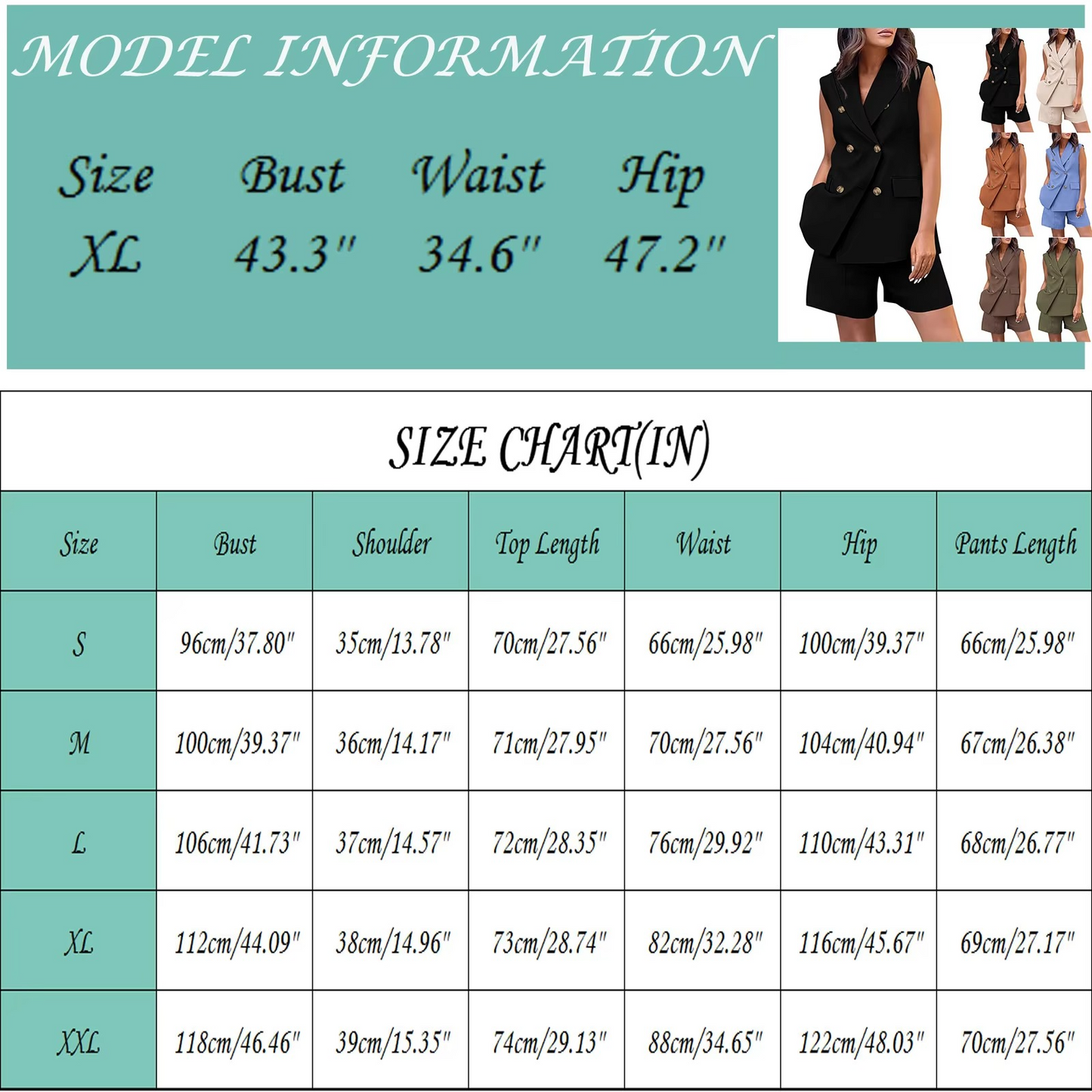 Linen 2-Piece Suit – Double-Breasted Blazer & Wide-Leg Pants