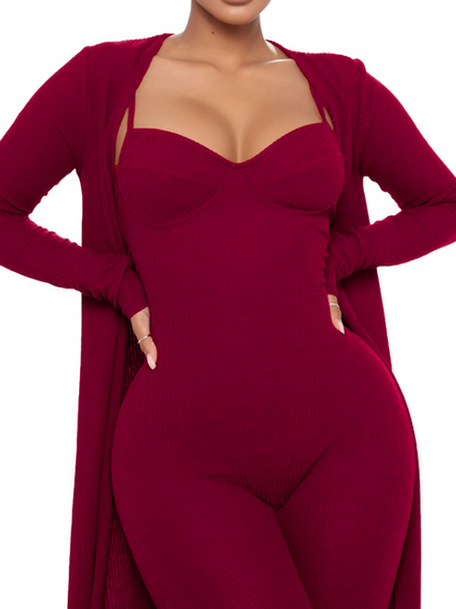 Jumpsuit  Loose Long-Sleeved