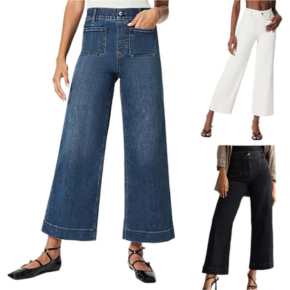 Vintage High-Waist Wide-Leg Jeans