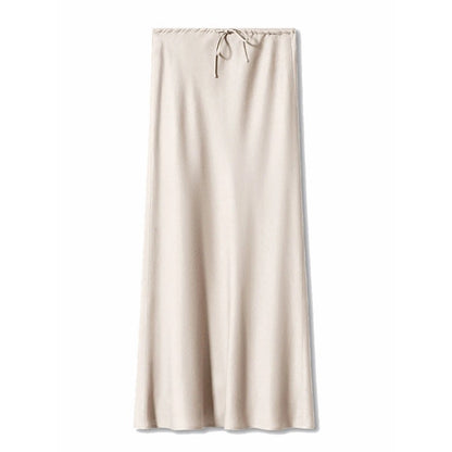 Streamgirl Elegant Satin Maxi Skirt