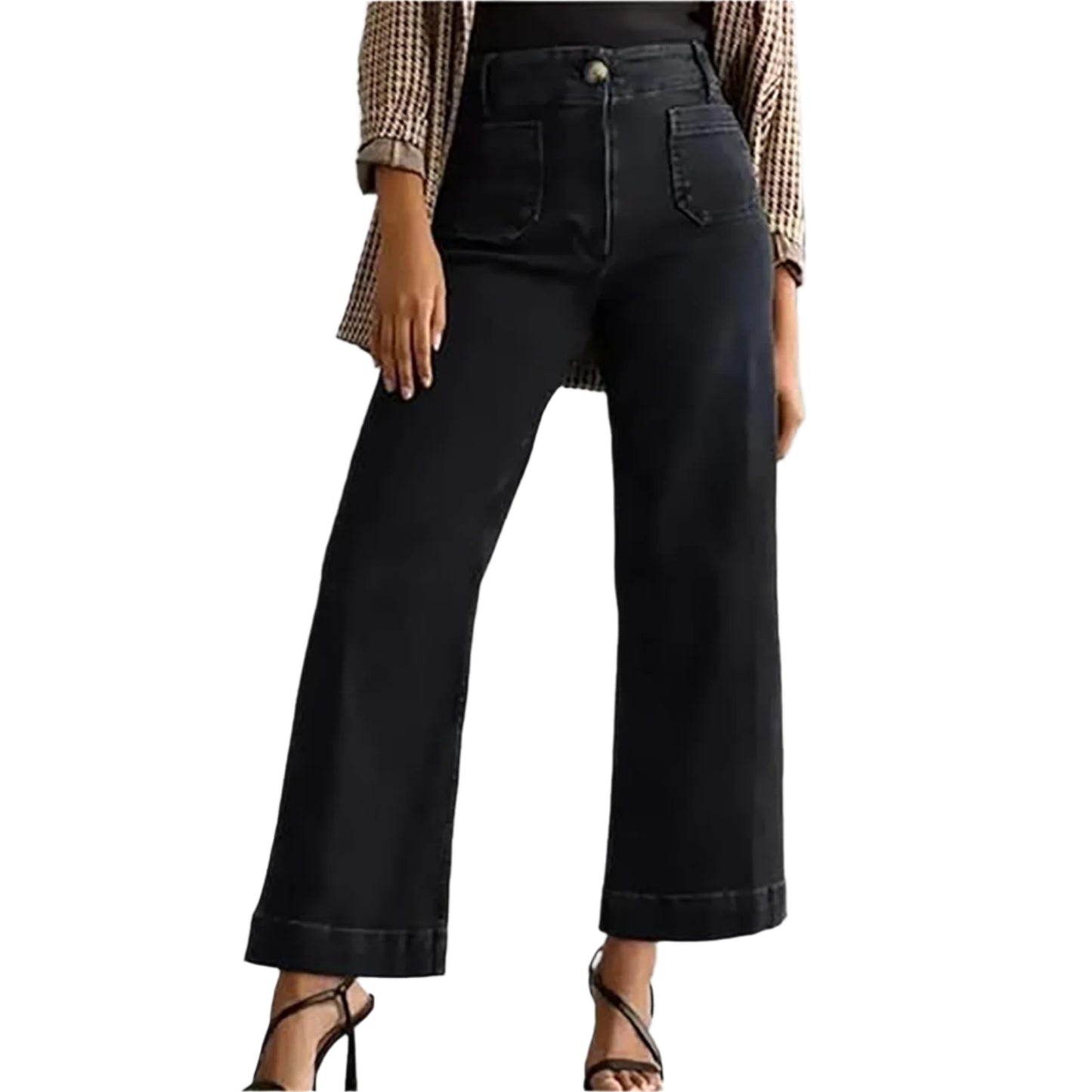 Vintage High-Waist Wide-Leg Jeans