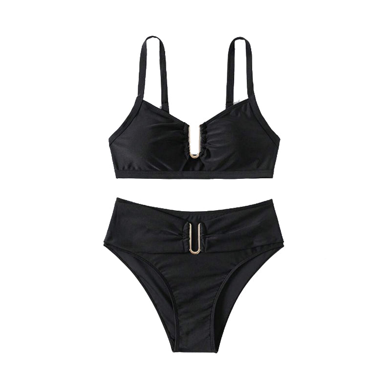 Push-Up High-Waist Bikini Set