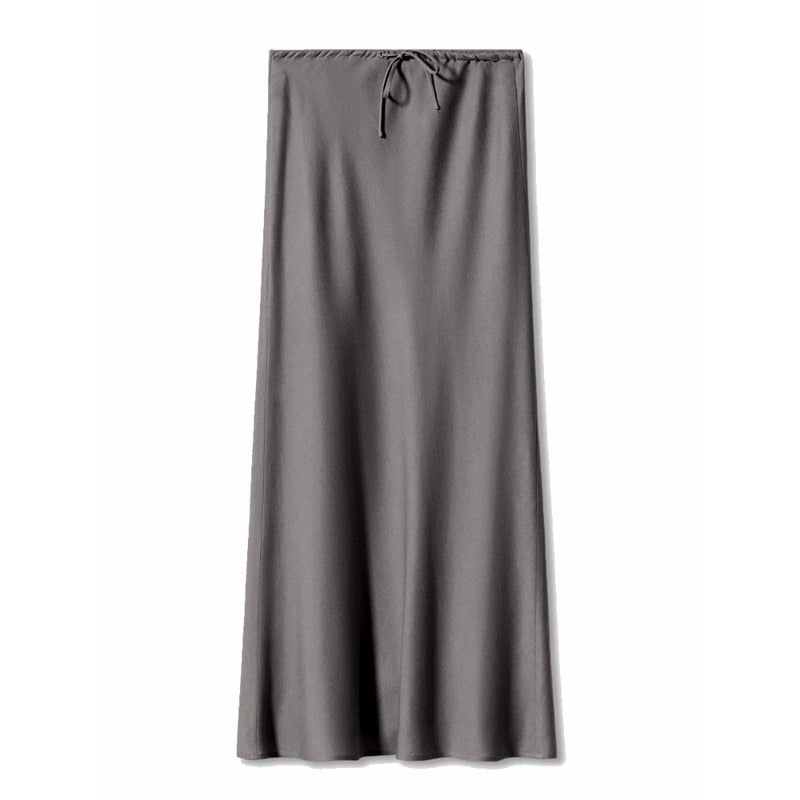 Streamgirl Elegant Satin Maxi Skirt